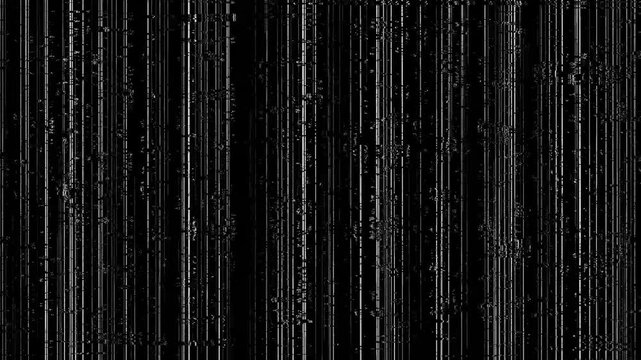 Digital Green Lines Glitch Annimation