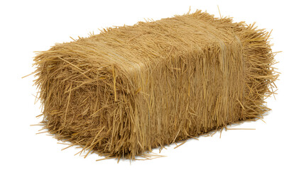 Straw hay bale
