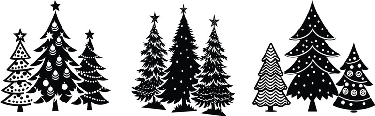 A vector illustration of wheat ears isolated on white, decorated with winter snowflakes and a pine branch for a holiday season card