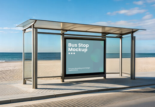 Bus Stop Mockup 72