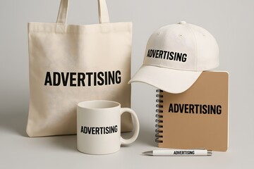 Branding Mockup Product advertising and promotion.