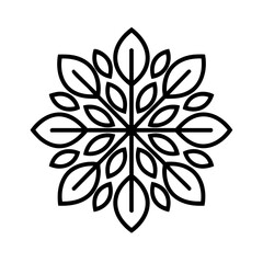 leaf_mandala_icon_minimalist_vector
