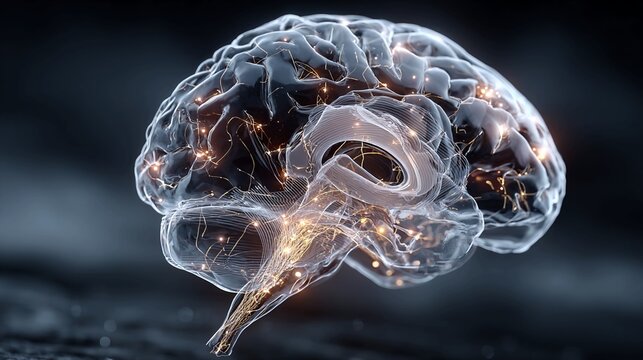 Stunning neural network visualization glows with vibrant energy, representing advanced thought and complex connections in a modern, conceptual design.