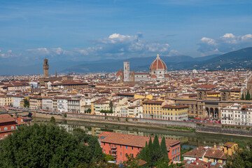 Obraz premium Panorama of Florence from Piazzale Michelangelo