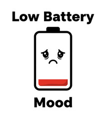 Naklejka premium vector illustration of a mobile battery