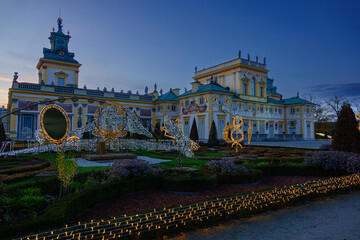Royal Garden of Light in Wilanow, Warsaw, Poland