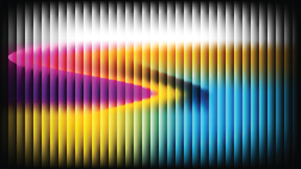 Colorful Abstract Background with Vertical Stripes and Blurry Gradient Swirl