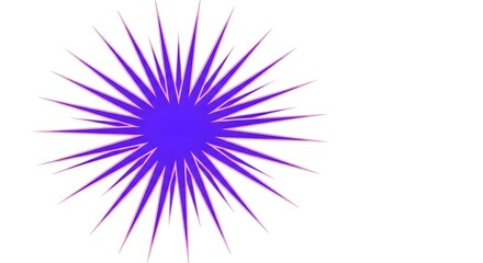 Fototapeta premium Etiqueta adhesiva de insignia en blanco con color púrpura, elemento decorativo, archivo en formato PNG