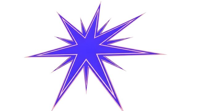 Etiqueta adhesiva de insignia en blanco con color púrpura, elemento decorativo, archivo en formato PNG