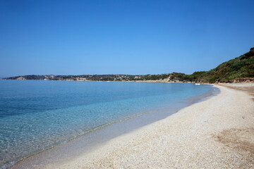 Kefalonia- Greece - August 15, 2025: Kanali beach, Kefalonia,  Greece.