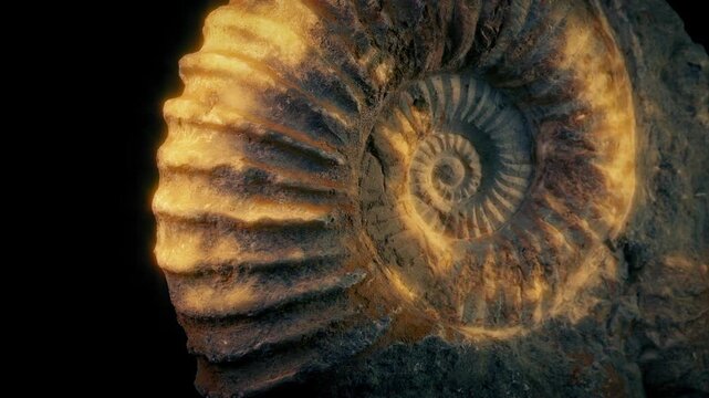 Passing Jurassic Sea Shell Prehistoric Creature