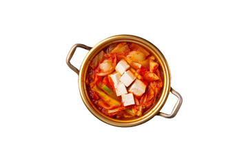 Kimchi stew in png file png 파일의 김치찌개