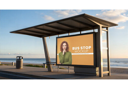 Bus Stop Mockup 79