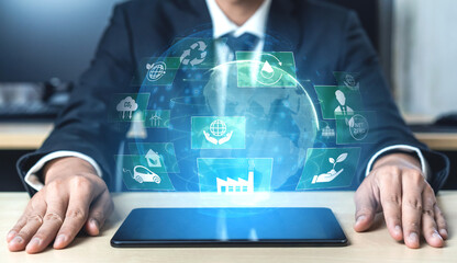 Sustainable business uses eco-innovation, climate action, and long-term strategies to meet environmental goals and promote corporate responsibility. Vouch