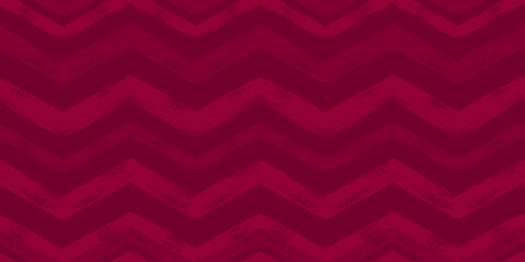 Christmas red pattern, zigzag stripes seamless vector background. Abstract chevron lines print