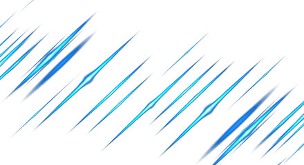 electric blue neon streaks glowing energy lines diagonal motion blur fast light trails glowing reflections clean png