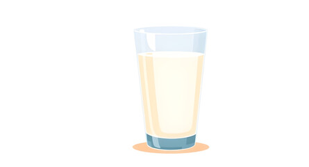 glass, milk, vector, isolated, illustration, beverage, drink, dairy, fresh, healthy, minimal, modern, flat, line, outline, graphic, simple, stylized, design, food, nutrition, organic, white, cup, cont