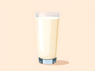 glass, milk, vector, isolated, illustration, beverage, drink, dairy, fresh, healthy, minimal, modern, flat, line, outline, graphic, simple, stylized, design, food, nutrition, organic, white, cup, cont