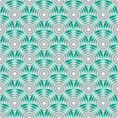 teal shiny vinyl seamless pattern
