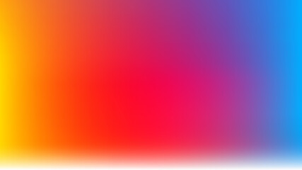 Vibrant Gradient Background with Dynamic Color Transitions for Modern Design and Creative Projects a blend of yellow orange red magenta purple and blue hues