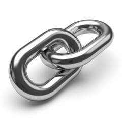 Obraz premium 3d metal chain link