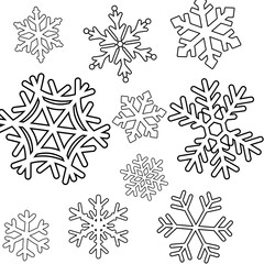 Snowflake Coloring Page