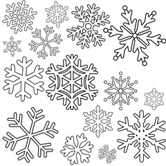 Snowflake Coloring Page