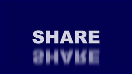 Glitch effect on the word 'Share' with vibrant colors and distorted imagery on a black background, creating a digital aesthetic SHARE - Glitch Effect animation. - Powered by Adobe