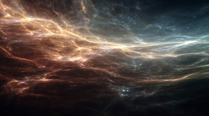 Fototapeta premium Abstract cosmic nebula