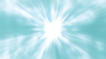 Explosive cyan light burst radiating from center on soft blue background. Clean, energetic, and futuristic. Ideal for tech, health, or digital innovation concepts.

