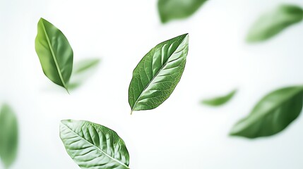 Crisp, focused basil leaves isolated on white. Clean, minimalist, and fresh. Perfect for food, cooking, herbal, or healthy lifestyle concepts.

