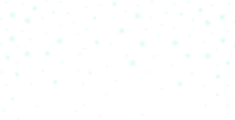 snow topline, flying snowflakes top border