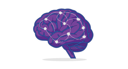 Visualizing the complex interconnected neural network of the human brain, essential for advanced cognitive function and holistic healthcare
