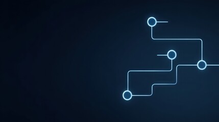 blockchain startup roadmap Abstract digital design featuring connected nodes on a dark background.