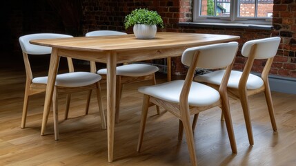 Modern Dining Table Stock Photo: Interior Design & Furniture, Modern furniture