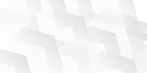 hexagon white geometric background with diamond and triangle shapes layered pattern design