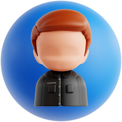 Professionally rendered 3D icon pack of profile symbols, perfect for e-commerce, user accounts, online stores, and digital business visuals.