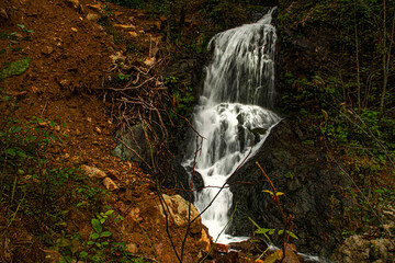 Waterfalls flowing wildly all over the Black Sea
