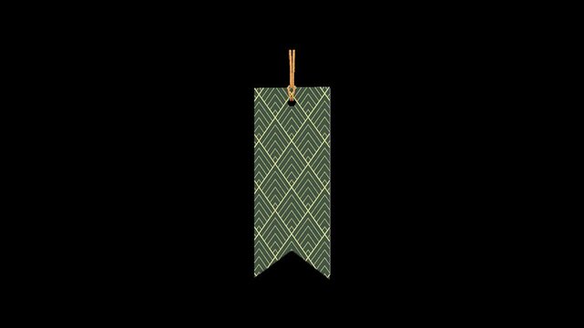 Vertical Measuring Stick on Black Background