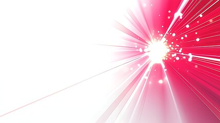 Brilliant pink and white light bursting from a central point with sparkling particles. Energetic, magical, and celebratory. Perfect for festive or cosmic themes.


