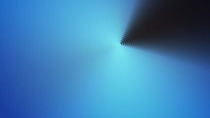 メタリックな同心円（青）