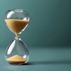 Sand Running Through an Hourglass Time Passing, Deadline Approaching, Timelessness and Urgency