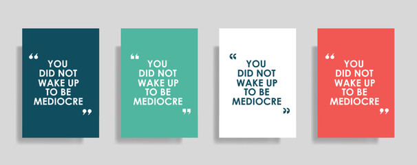 Inspiring quote posters for motivation, reminding you to be extraordinary and achieve your dreams, available in multiple colors for vibrant workspace decor