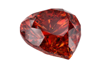 A red diamond with a diamond shape