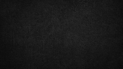 Abstract background with black wall texture for web banner template or wallpaper design.