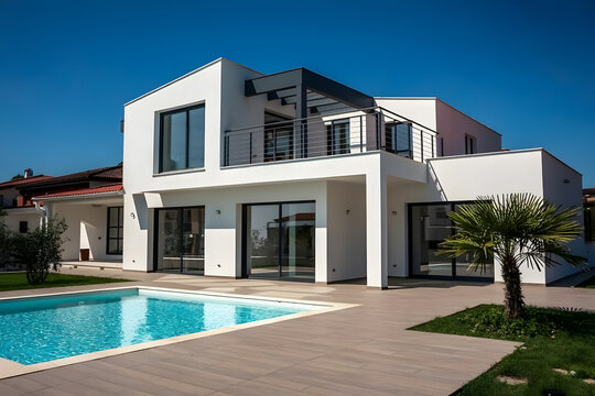 jolie maison contemporaine