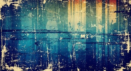 Naklejka premium Abstract grunge texture background with scratches and worn details.