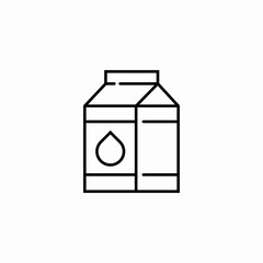 liquid cartoon box icon sign vector