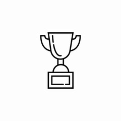 medal award cup icon sign vector