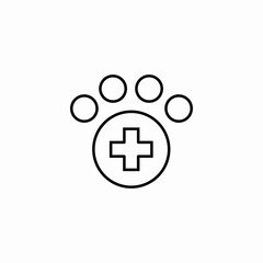 pet clinic icon sign vector